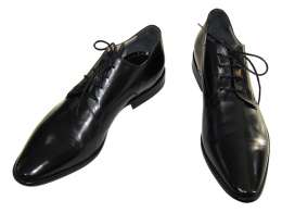 Туфли итальянские мужские MAROS классические черные на шнурках
